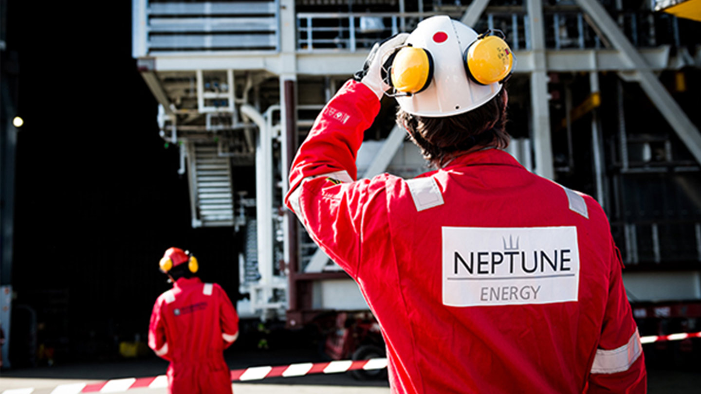 View of a Neptune Energy employee