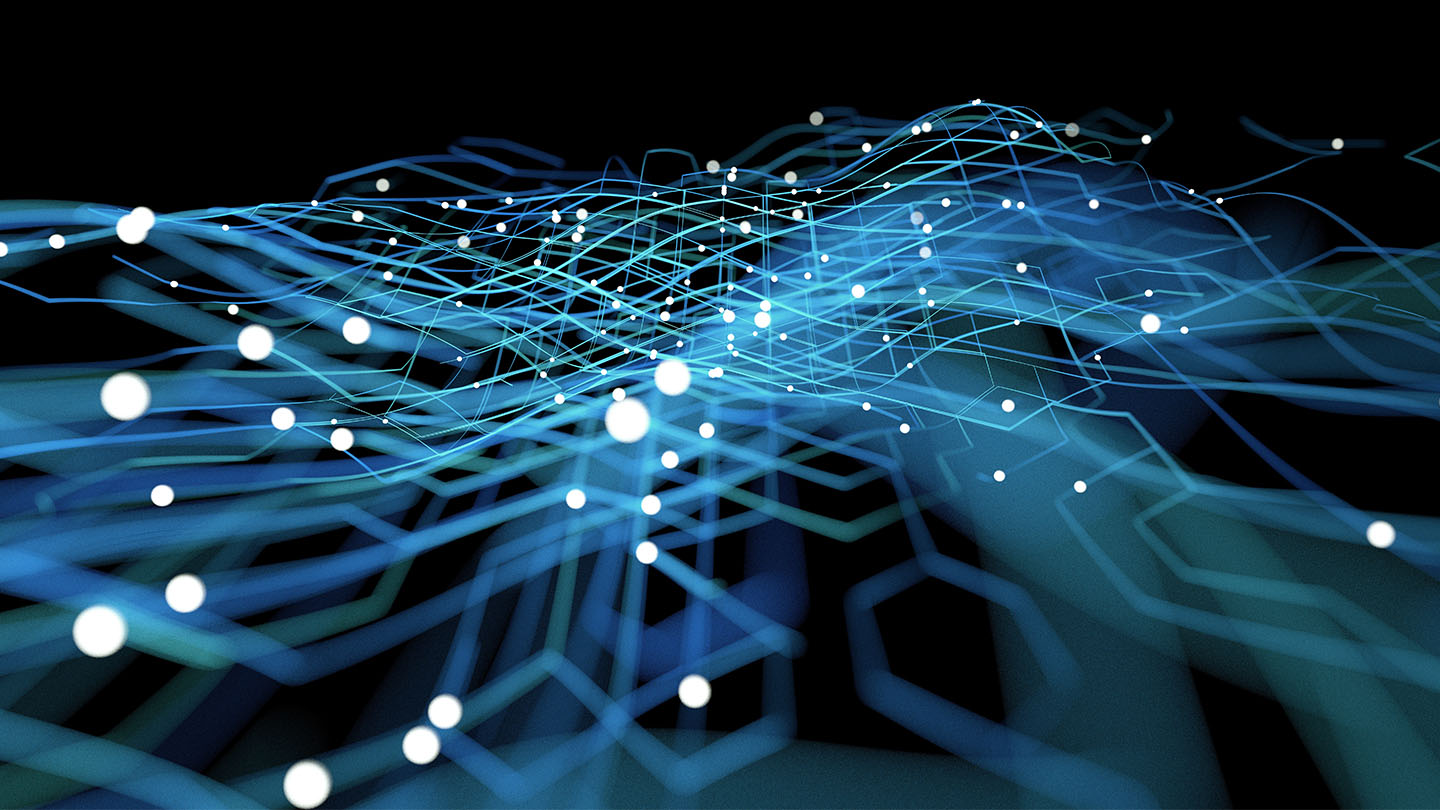 blue and black background pattern banner