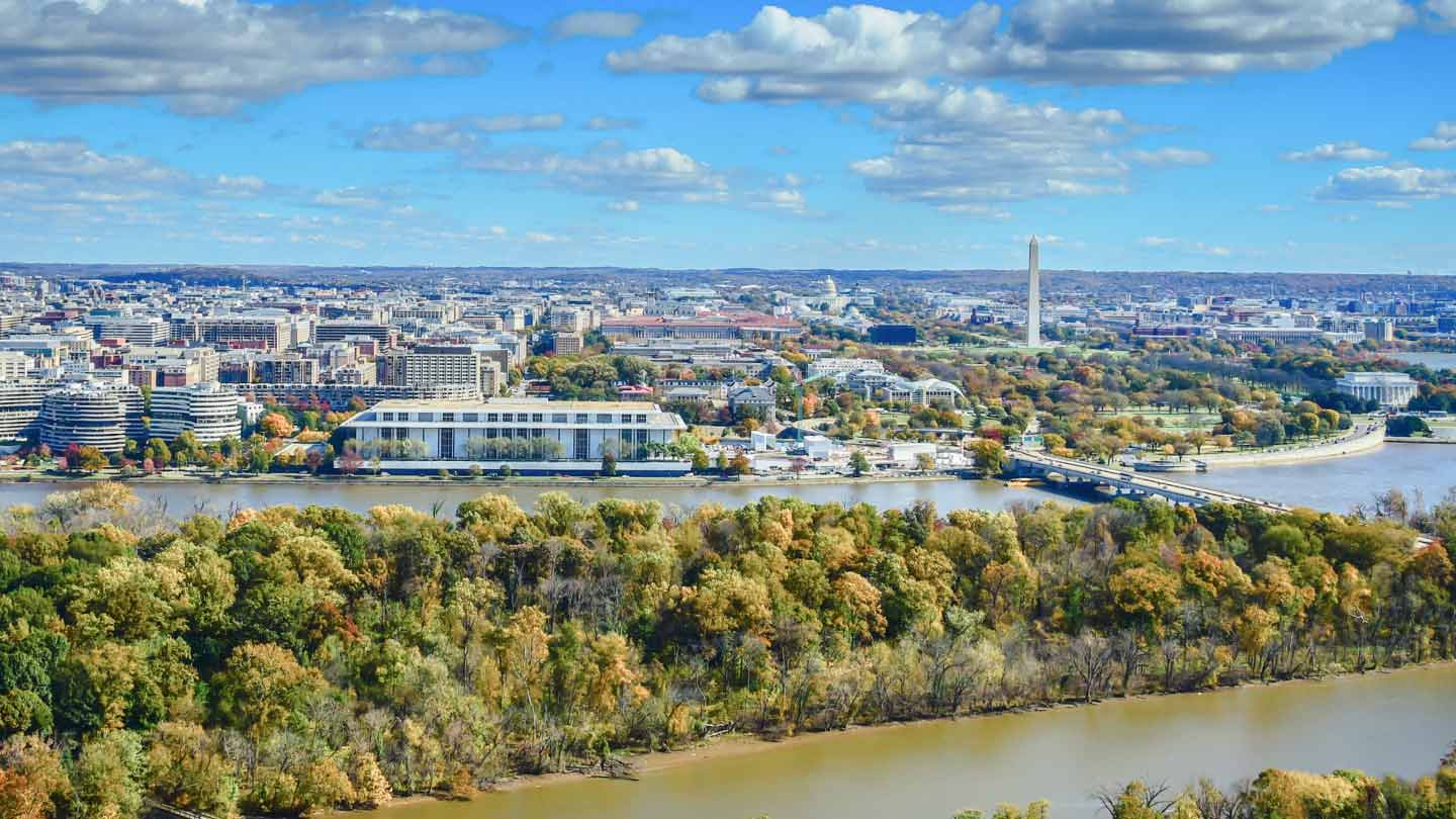 Washington DC view banner